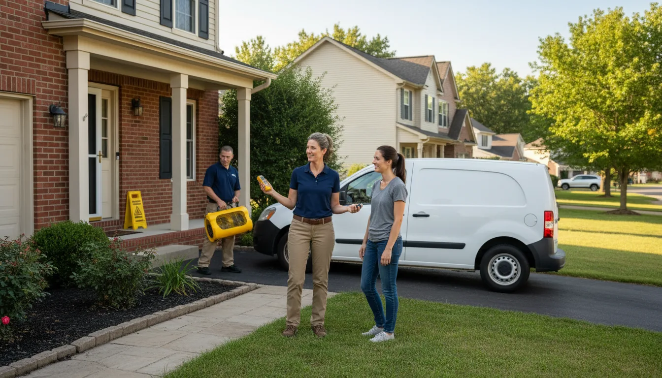 Water restoration image for Water Damage & Restoration Services in Claxton, GA